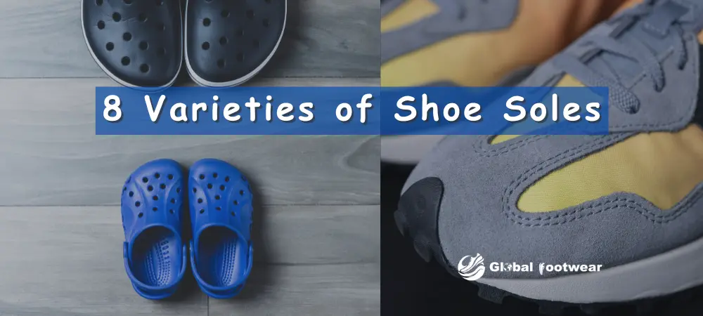 8 varieties of shoe soles
